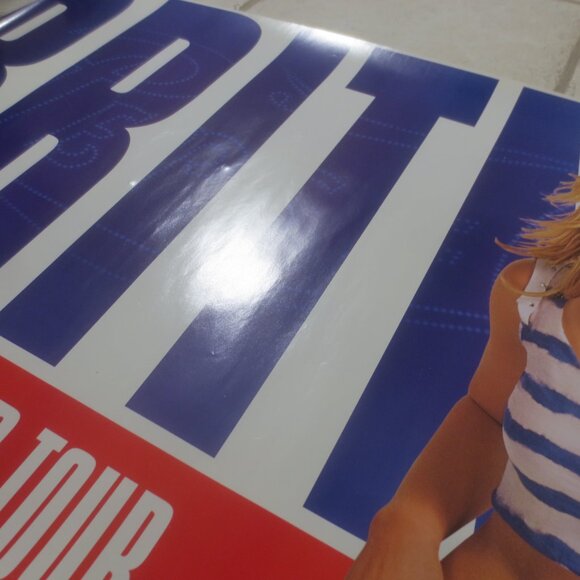 Collectible 2001-2002 Brittany Spears Pepsi Cola World Tour Concert Poster. - Picture 9 of 14